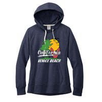 California City Venice Beach Surfing Women's Fleece Hoodie