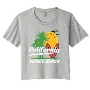 California City Venice Beach Surfing Women's Crop Top Tee