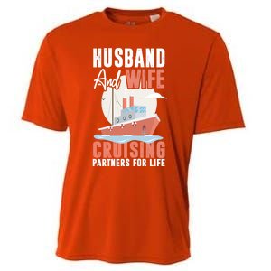 Cruising Cruise Vacation Husband Wife Couple Great Gift Cooling Performance Crew T-Shirt