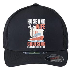 Cruising Cruise Vacation Husband Wife Couple Great Gift Flexfit Unipanel Trucker Cap