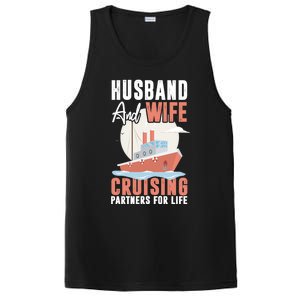 Cruising Cruise Vacation Husband Wife Couple Great Gift PosiCharge Competitor Tank