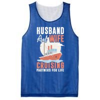 Cruising Cruise Vacation Husband Wife Couple Great Gift Mesh Reversible Basketball Jersey Tank