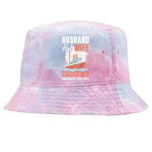 Cruising Cruise Vacation Husband Wife Couple Great Gift Tie-Dyed Bucket Hat