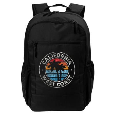 California CA Vintage Graphic Retro 70s Backpack