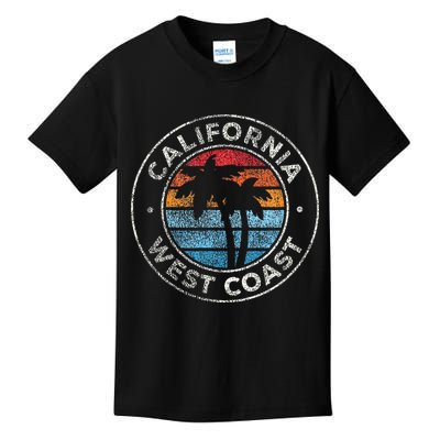 California CA Vintage Graphic Retro 70s Kids T-Shirt