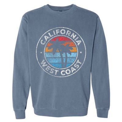 California CA Vintage Graphic Retro 70s Garment-Dyed Sweatshirt