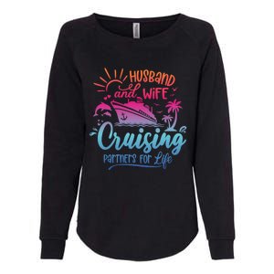 Cruising Cruise Vacation Husband Wife Couple Womens California Wash Sweatshirt