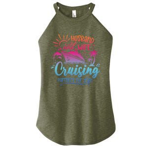 Cruising Cruise Vacation Husband Wife Couple Women's Perfect Tri Rocker Tank