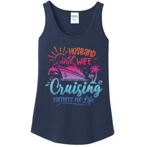 Cruising Cruise Vacation Husband Wife Couple Ladies Essential Tank