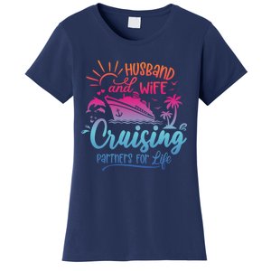 Cruising Cruise Vacation Husband Wife Couple Women's T-Shirt