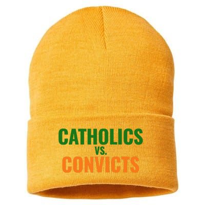 Classic Catholics Vs Convicts 1988 Sustainable Knit Beanie