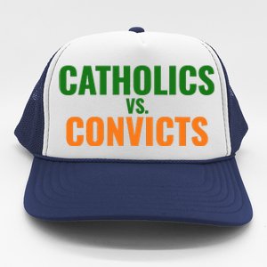 Classic Catholics Vs Convicts 1988 Trucker Hat