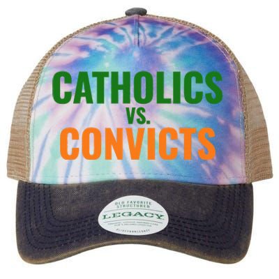 Classic Catholics Vs Convicts 1988 Legacy Tie Dye Trucker Hat