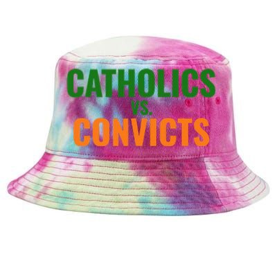 Classic Catholics Vs Convicts 1988 Tie-Dyed Bucket Hat