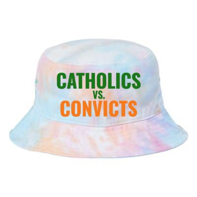 Classic Catholics Vs Convicts 1988 Tie Dye Newport Bucket Hat