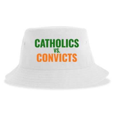 Classic Catholics Vs Convicts 1988 Sustainable Bucket Hat