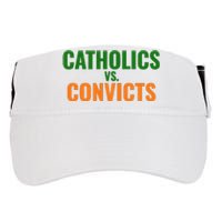 Classic Catholics Vs Convicts 1988 Adult Drive Performance Visor