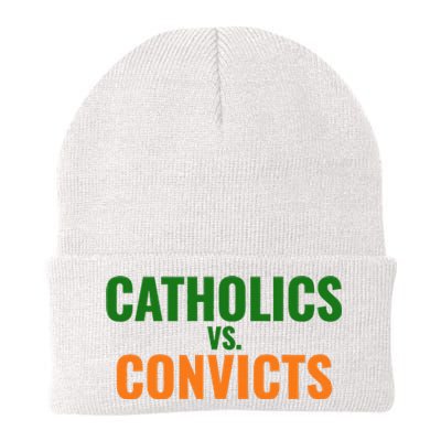 Classic Catholics Vs Convicts 1988 Knit Cap Winter Beanie