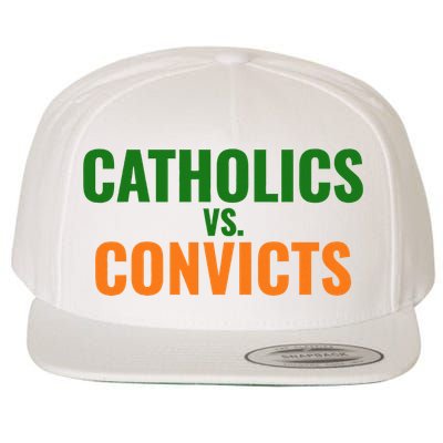 Classic Catholics Vs Convicts 1988 Wool Snapback Cap