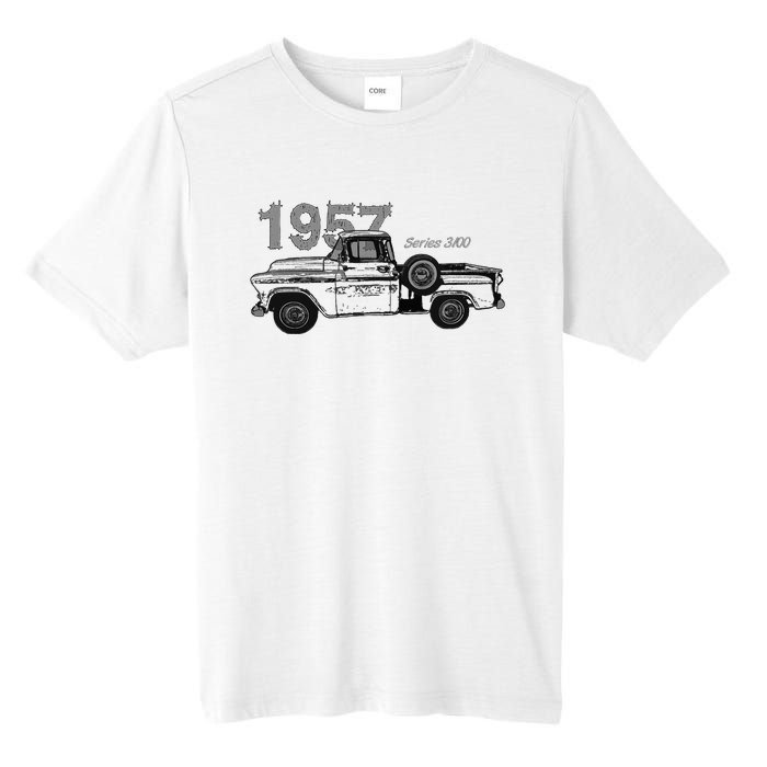 Classic Car Vintage Trucks 1957 Pick Up Truck Series 3100 Tall Fusion ChromaSoft Performance T-Shirt