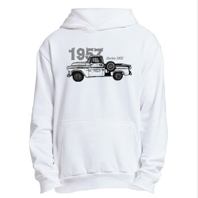 Classic Car Vintage Trucks 1957 Pick Up Truck Series 3100 Urban Pullover Hoodie