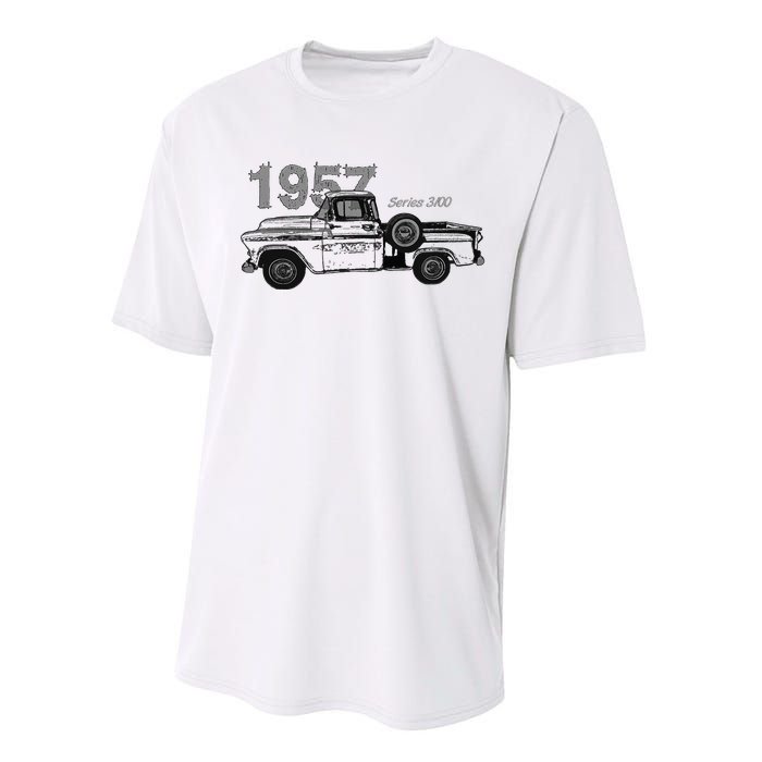 Classic Car Vintage Trucks 1957 Pick Up Truck Series 3100 Performance Sprint T-Shirt