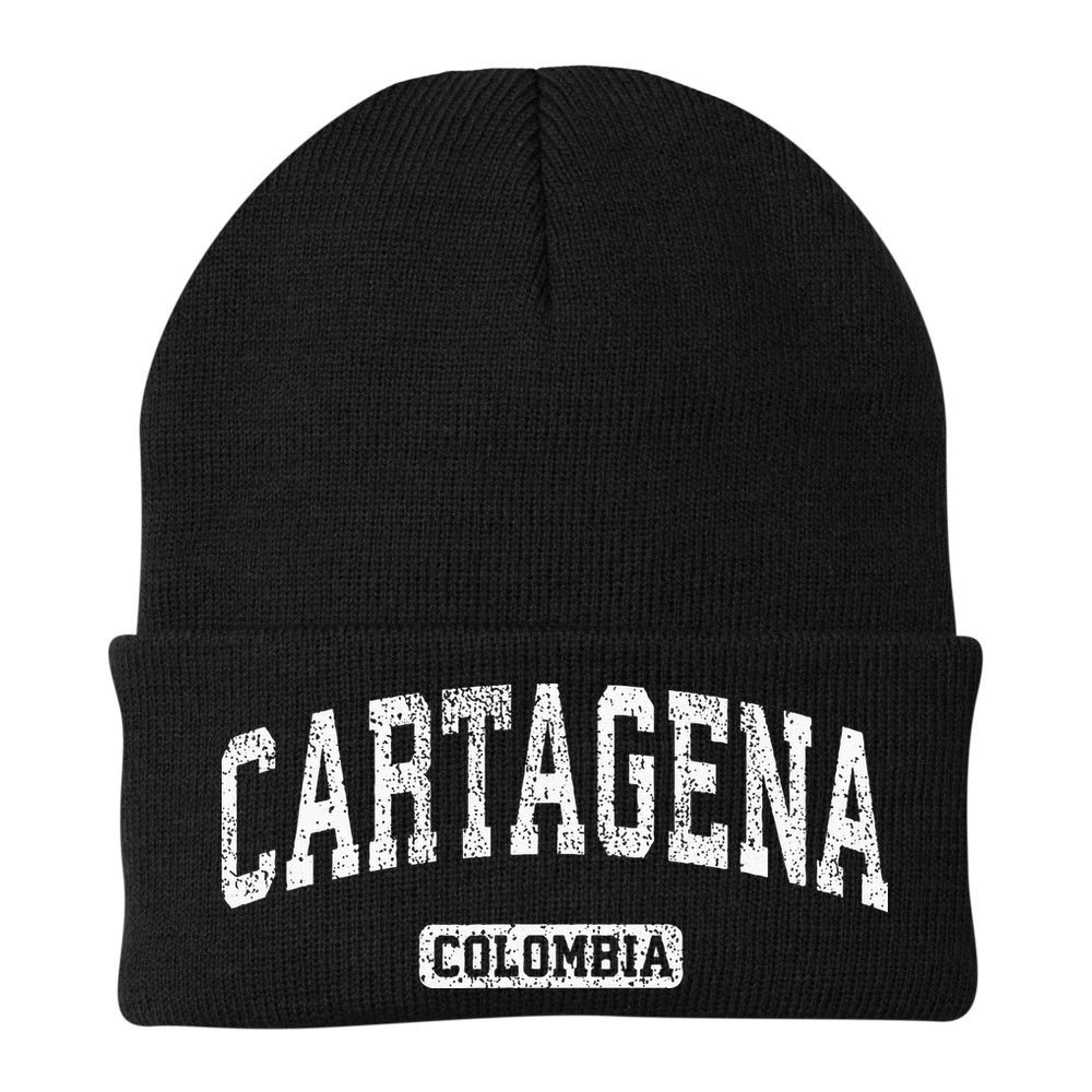 Cartagena Colombia Vintage Sports Beanie