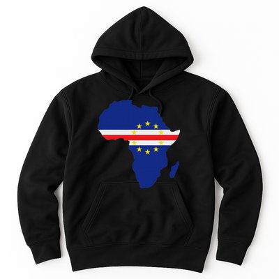 Cape Cabo Verde Verdean Flag Pride Africa Map Hoodie
