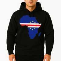 Cape Cabo Verde Verdean Flag Pride Africa Map Hoodie