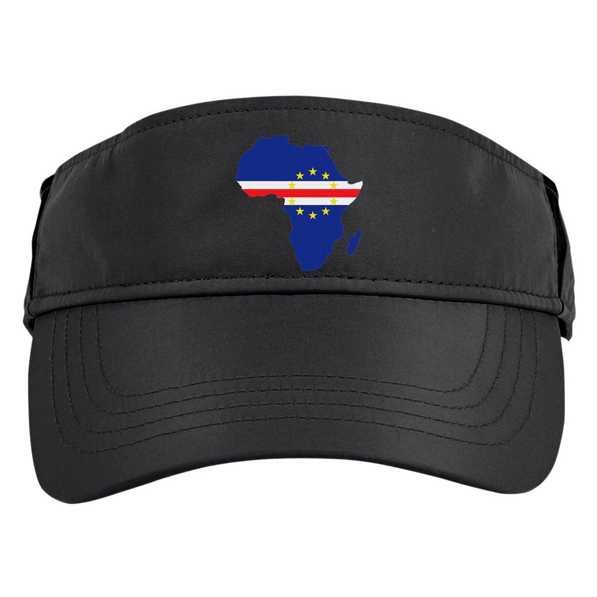 Cape Cabo Verde Verdean Flag Pride Africa Map Adult Drive Performance Visor