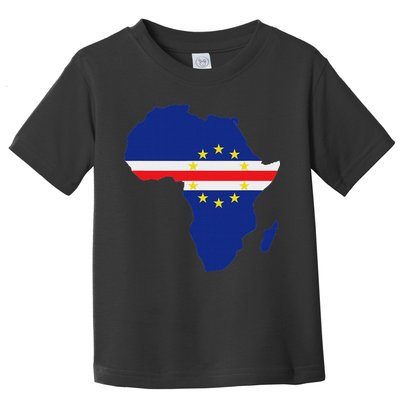 Cape Cabo Verde Verdean Flag Pride Africa Map Toddler T-Shirt