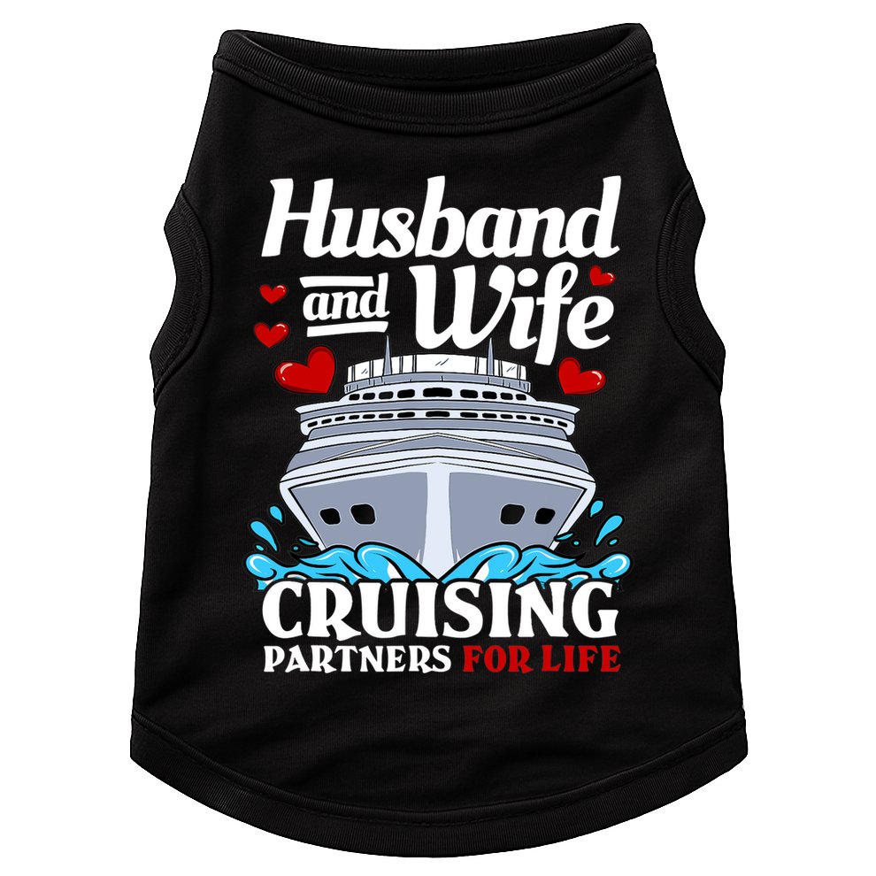 Cruising Cruise Vacation Husband Wife Couple Doggie Tank