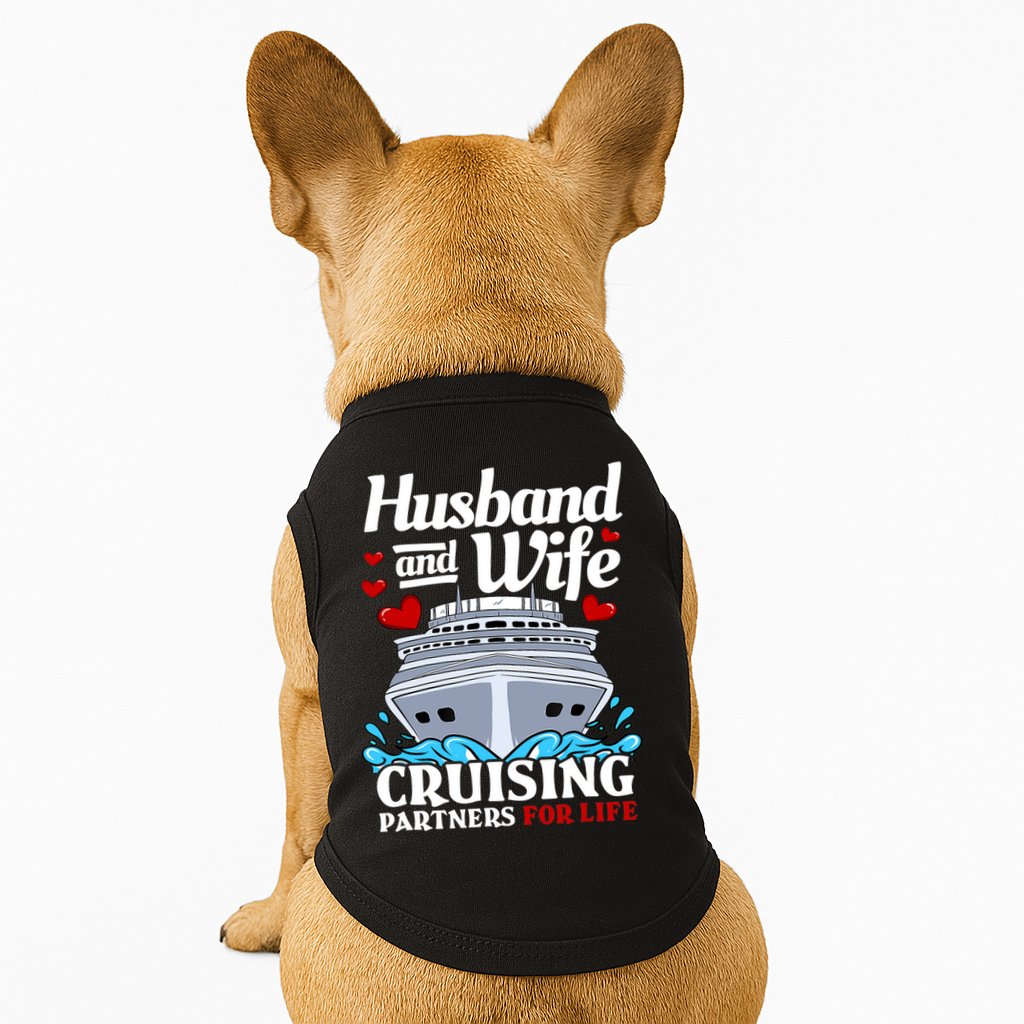 Cruising Cruise Vacation Husband Wife Couple Doggie Tank