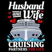 Cruising Cruise Vacation Husband Wife Couple Cooling Performance Crew T-Shirt