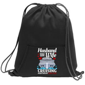 Cruising Cruise Vacation Husband Wife Couple Sweatshirt Cinch Pack Bag