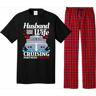 Cruising Cruise Vacation Husband Wife Couple Pajama Set