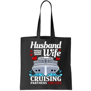 Cruising Cruise Vacation Husband Wife Couple Tote Bag