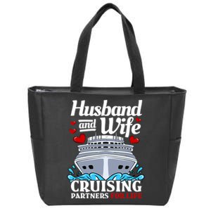 Cruising Cruise Vacation Husband Wife Couple Zip Tote Bag