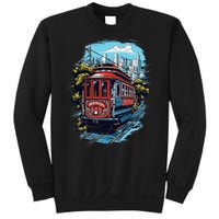 California City View San Francisco Cable Car Sf Sightseeing Sweatshirt