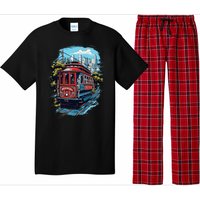 California City View San Francisco Cable Car Sf Sightseeing Pajama Set