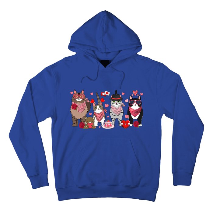 Cute Cats Valentines Great Gift Hoodie