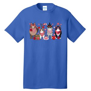 Cute Cats Valentines Great Gift Tall T-Shirt