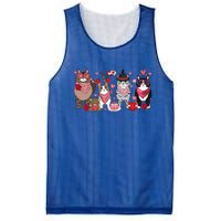 Cute Cats Valentines Great Gift Mesh Reversible Basketball Jersey Tank