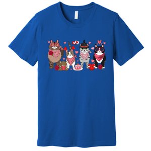 Cute Cats Valentines Great Gift Premium T-Shirt