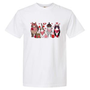 Cute Cats Valentines Great Gift Garment-Dyed Heavyweight T-Shirt