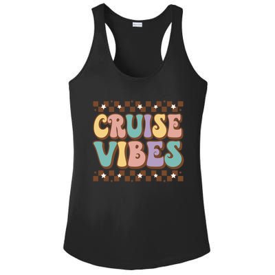 Cool Cruise Vibes Summer Vacation Ladies PosiCharge Competitor Racerback Tank