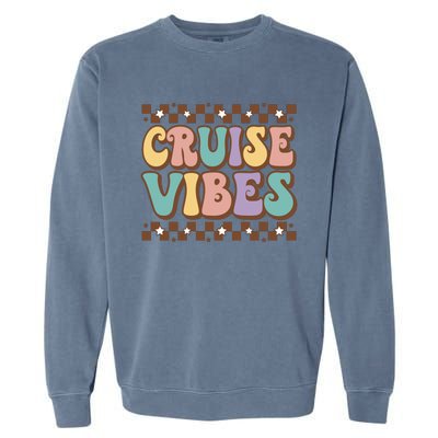 Cool Cruise Vibes Summer Vacation Garment-Dyed Sweatshirt