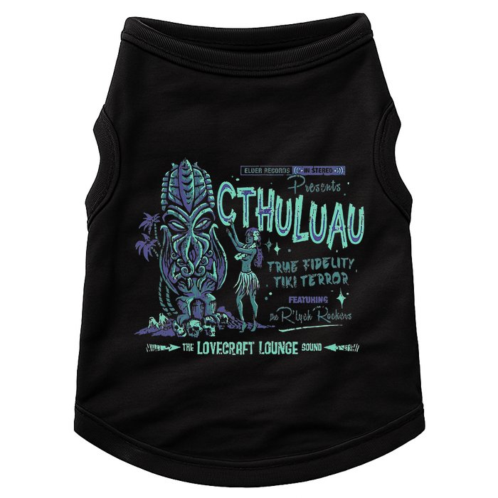 Cthuluau Color Variation Kthulhu Retro Tiki Bar Hawaiian Doggie Tank