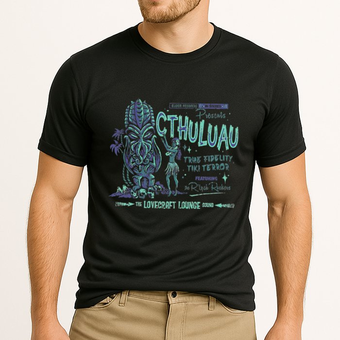 Cthuluau Color Variation Kthulhu Retro Tiki Bar Hawaiian Performance Shirt