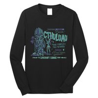 Cthuluau Color Variation Kthulhu Retro Tiki Bar Hawaiian Long Sleeve Shirt
